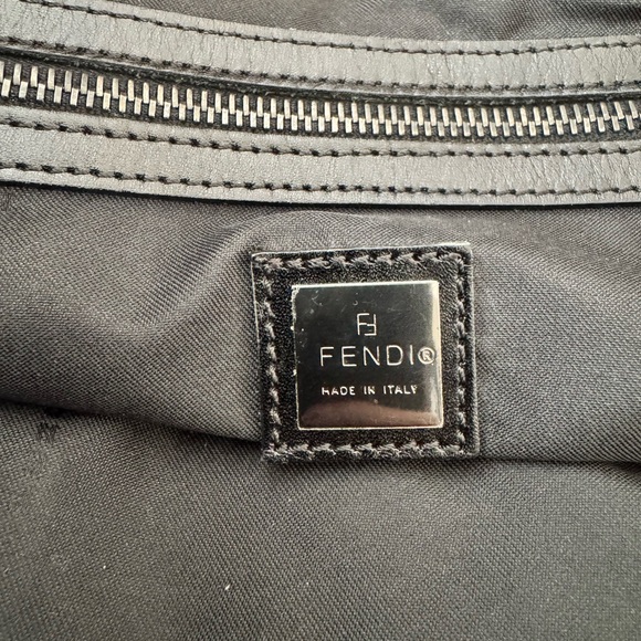 Authentic Fendi Zucchino Canvas Tote Travel Bag - Picture 7 of 7